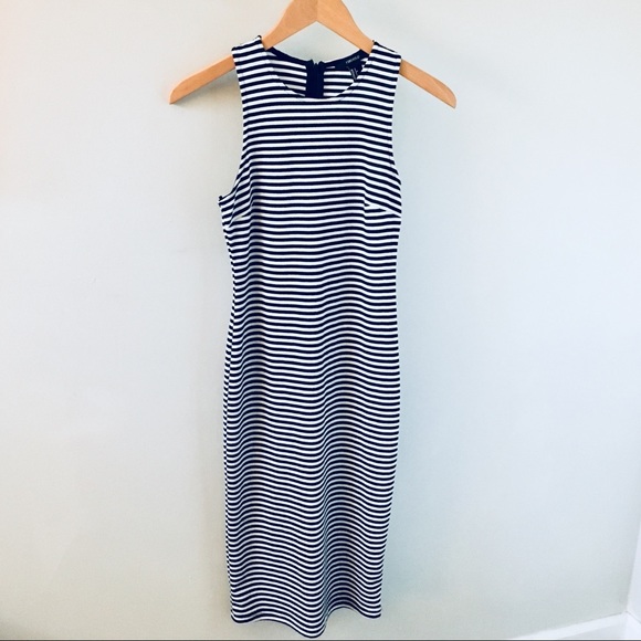 Forever 21 Dresses & Skirts - Cocktail Stripe bodycon midi dress Forever S CUTE